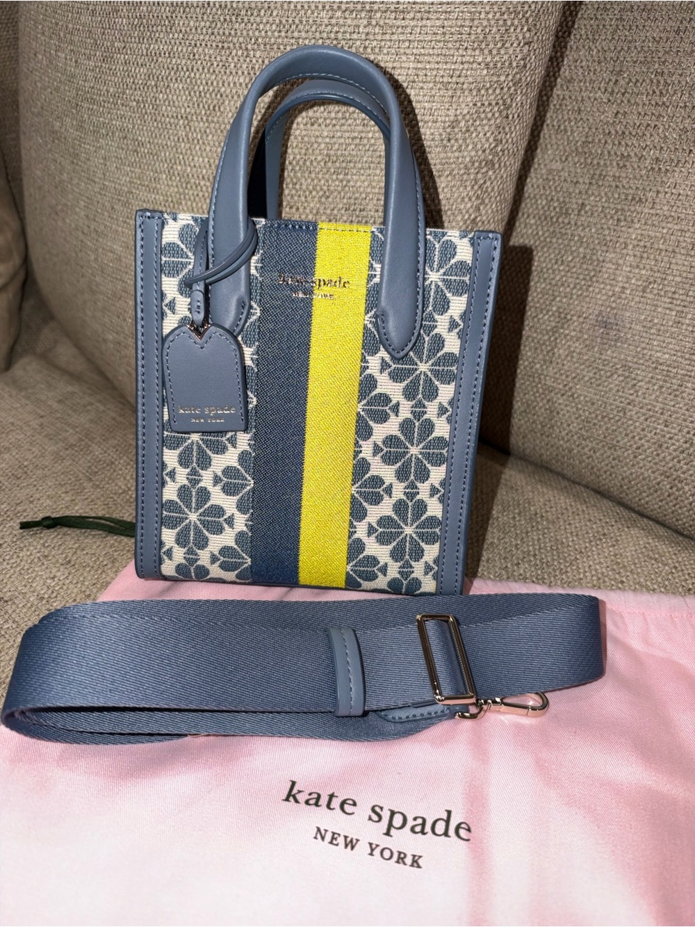 Blue and Green Kate Spade Bag